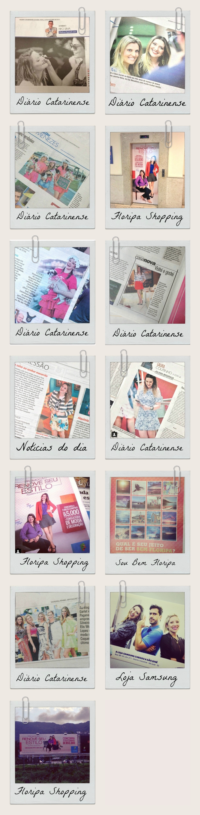 dani garlet_clipagem outubro_jornal_diario catarinense_noticias do dia_floripa shopping_samsung_sou bem floripa