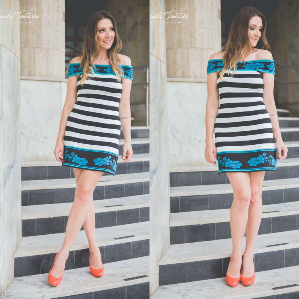1bless boutique ARS_ Loja legal no centro_ lojas no centro de floripa_ danigarlet_ vestido listrado thassia naves_ sapato laranja_ blog de sc (1)